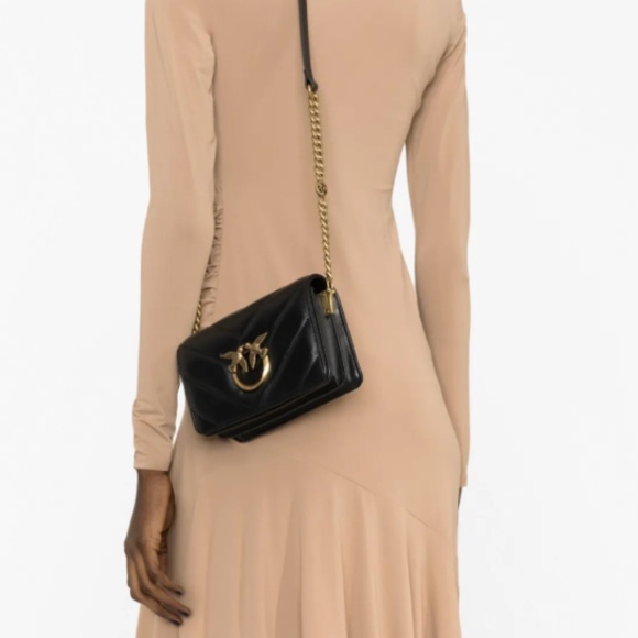 PINKO Love Birds quilted crossbody bag - Picture 2 of 5